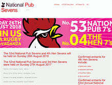 Tablet Screenshot of nationalpubsevens.com